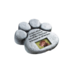 ETC PAW PRINT PET OUTDOOR MEMORIAL STONE